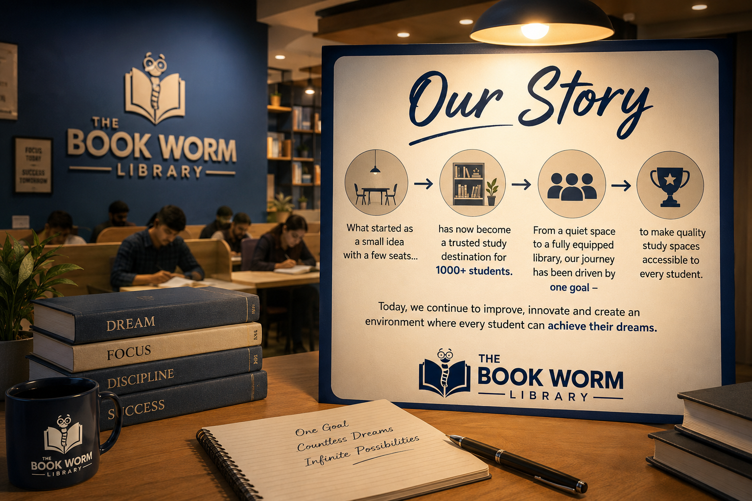The Book Worm Library Journey Since 2019 - From Humble Beginning to 1000+ Students